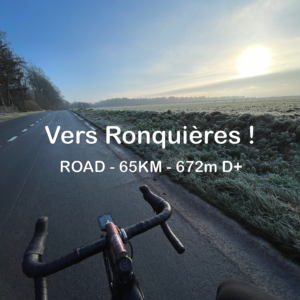 vers ronquieres 65km