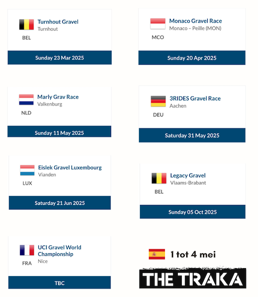calendrier de course Le Maillon gravel team