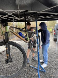 Mecanique velo au maillon 